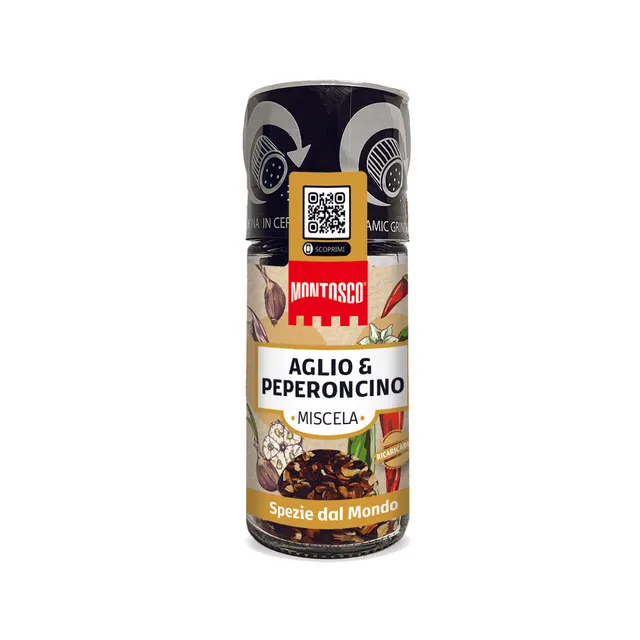 montosco-aglio-peperoncino-macinino-basic-ail-et-piment-avec-moulin image 1