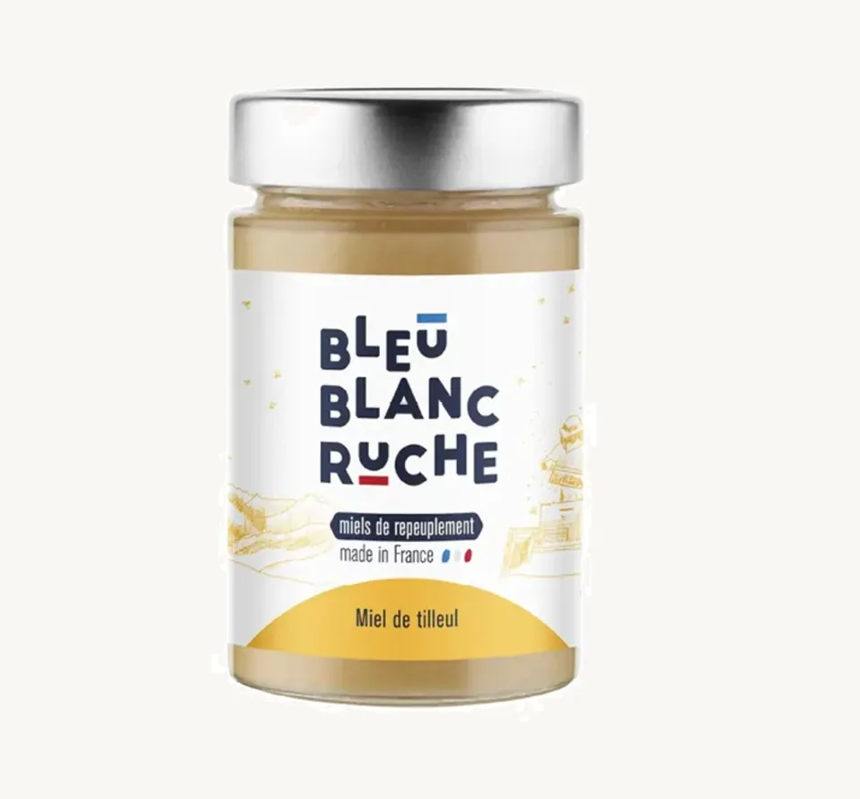 bleu-blanc-ruche-miel-de-tilleul-pot-de-250-g-origine-france-garantie-go-t-frais image 1