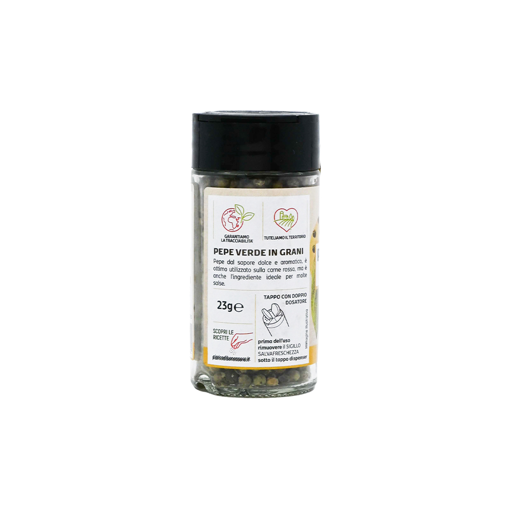 montosco-pepe-verde-in-grani-dispenser-poivre-vert-en-grains image 3