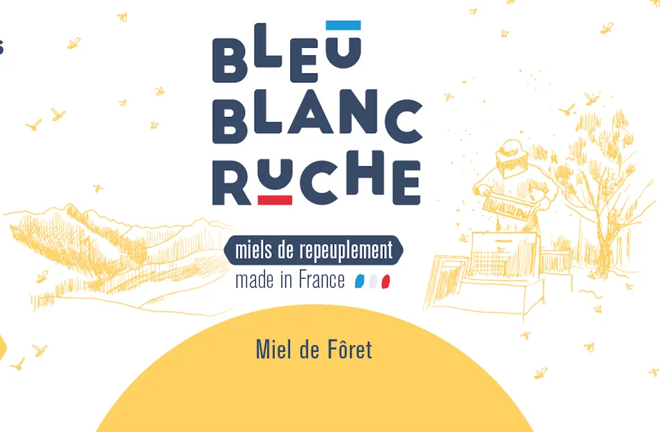bleu-blanc-ruche-miel-de-for-t-seau-de-repeuplement-5-kg image 1