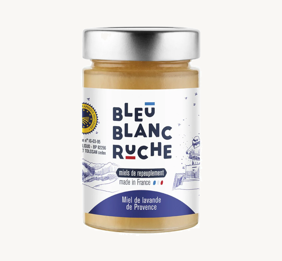 bleu-blanc-ruche-miel-de-lavande-provence-pot-250-g image 1
