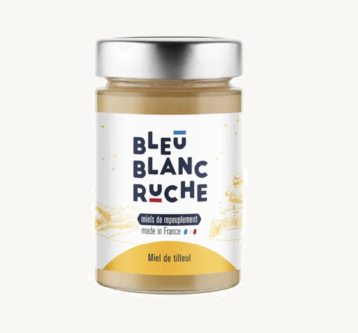 bleu-blanc-ruche-miel-de-tilleul-pot-de-250-g-origine-france-garantie-go-t-frais image 1